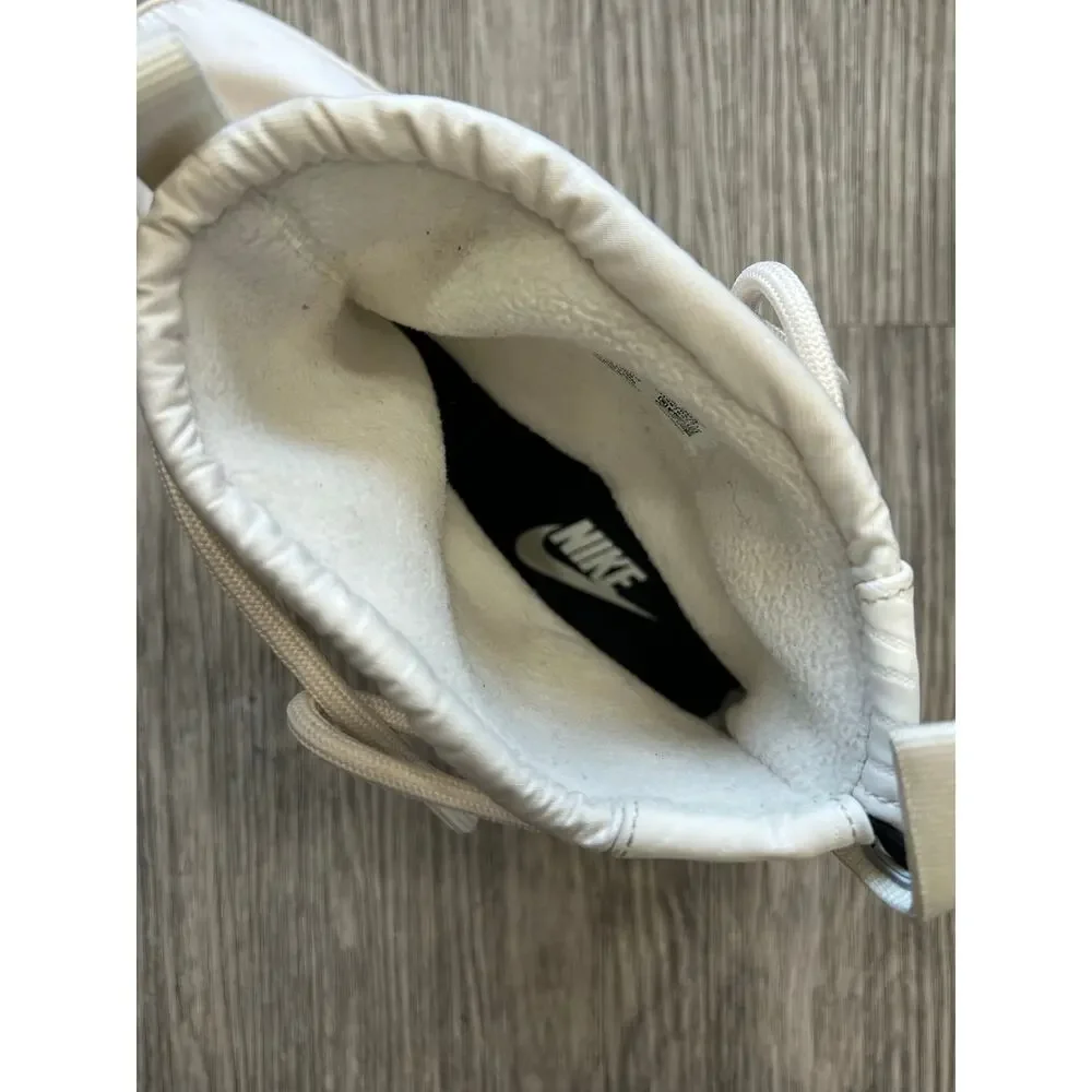 Nike Tanjun High Rise Winter Boots Women Size 7 Phantom Sail White AO0355-003